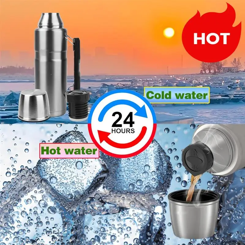 A01V-فراغ معزول المشروبات سدادة ل THERMOSS الفولاذ المقاوم للصدأ الكلاسيكية فراغ معزول أجزاء زجاجة واسعة الفم متجر 40 أوقية