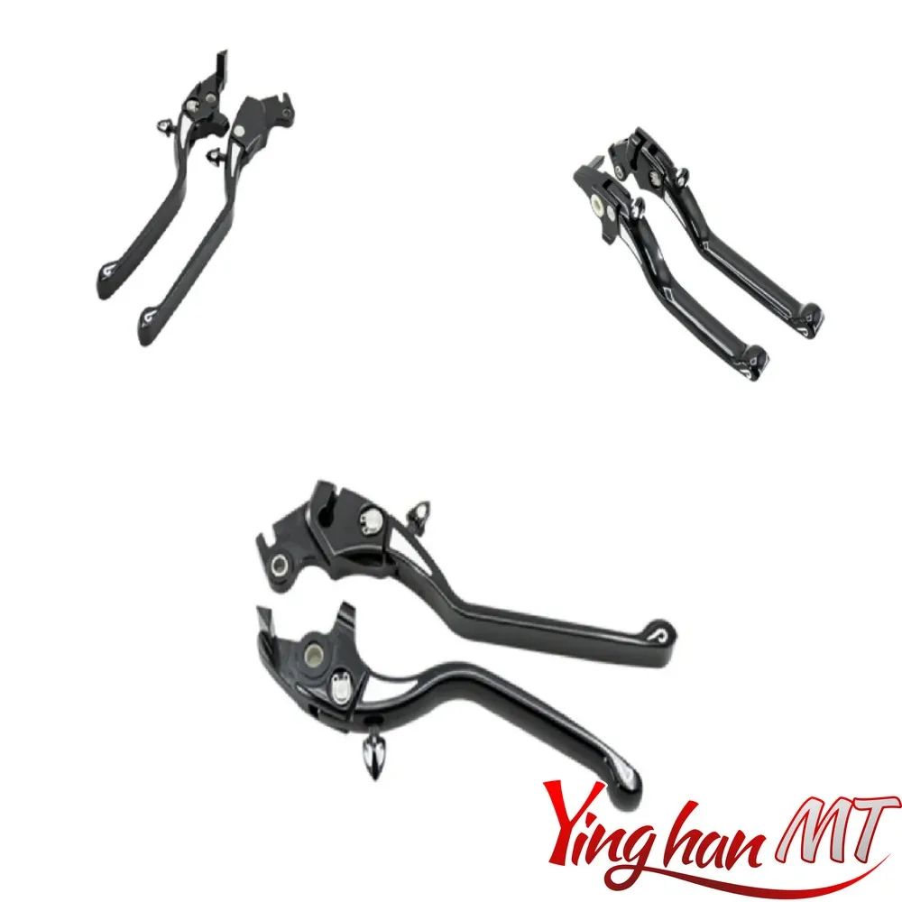 

For Harley Street XG750 XG500 2016-2023 2xMotorcycle CNC Regulator Brake Clutch Lever Black Adjustable