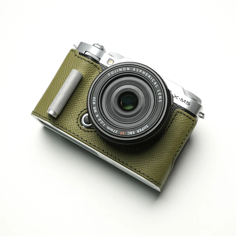Mr.Stone voor Fujifilm X-M5 cameratas beschermhoes camerabody xm5 camera handgemaakte lederen cameratas