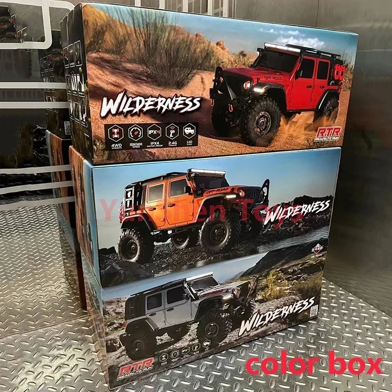 New Huangbo 1:10 R1011-r1014 Wrangler Full Size Remote Control Model Car High Speed Off Road Climbing Toy Car Hb Upgrade