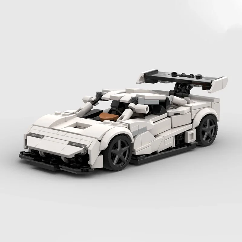 

389pcs MOC 2026 Gordon Murray Special Vehicles GMSV S1 LM City Champions Super Car Building Blocks Charming Gift For
