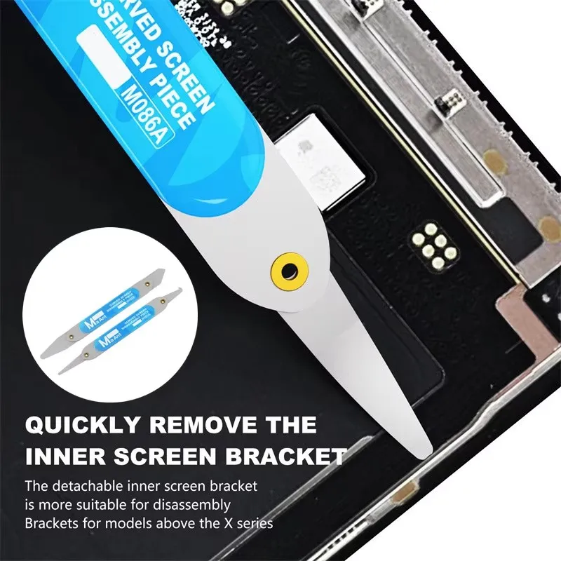 MaAnt M086 اثنين في واحد سكين تفكيك الشاشة لإصلاح الهاتف المحمول شاشة الحافة قوس منحني أداة تفكيك الشاشة