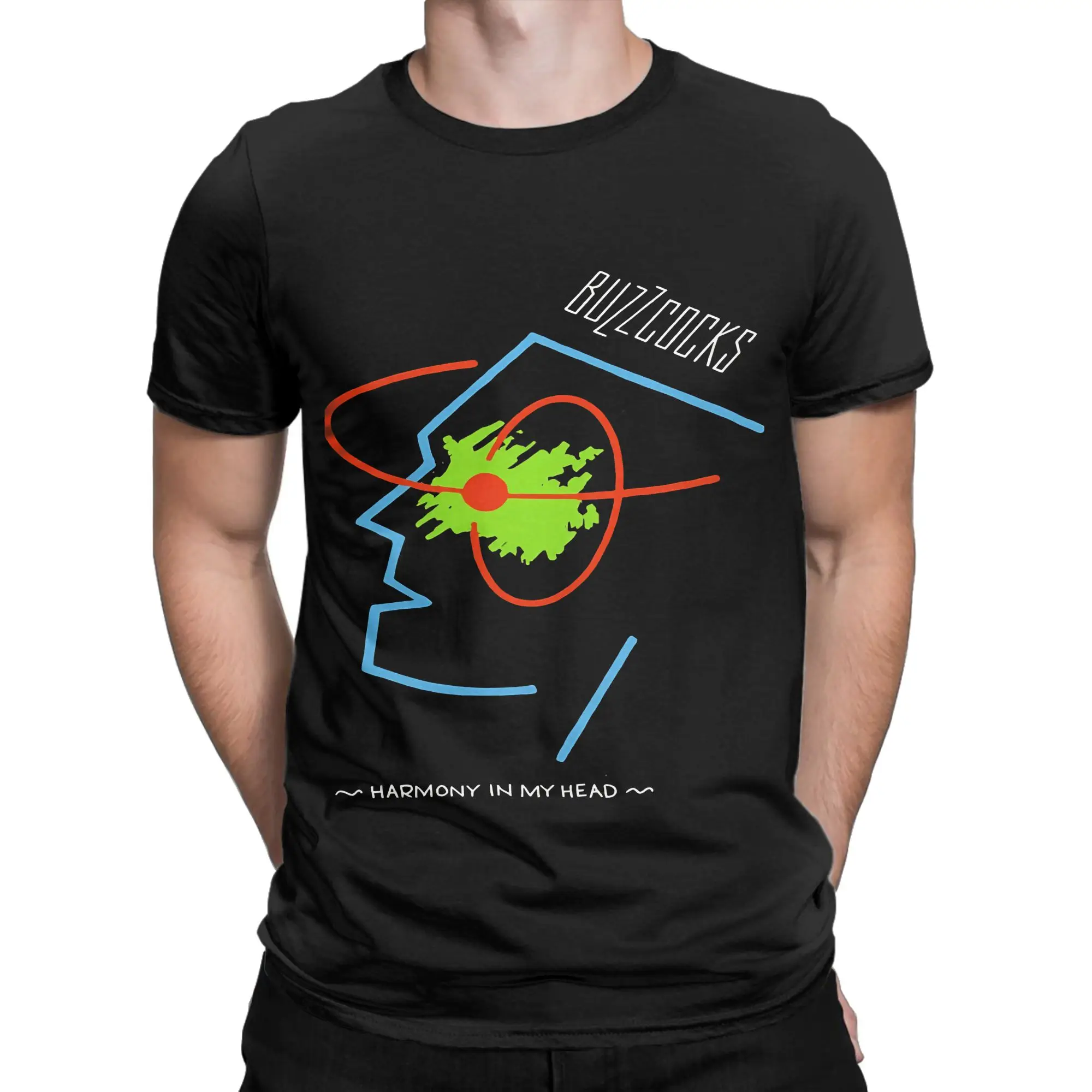 Retro 70S Classic Funny Graphic 100% Cotton T-Shirt Buzzcocks Tops Tees For Men