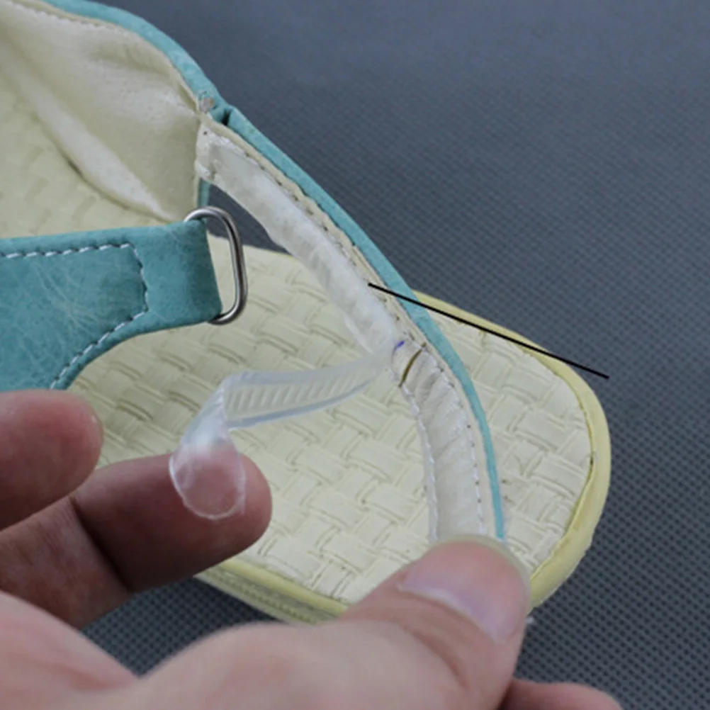 

2pcs Transparent Jelly Pads Soft Protection AntiWear Foot Stickers Thin Heel Stickers Great