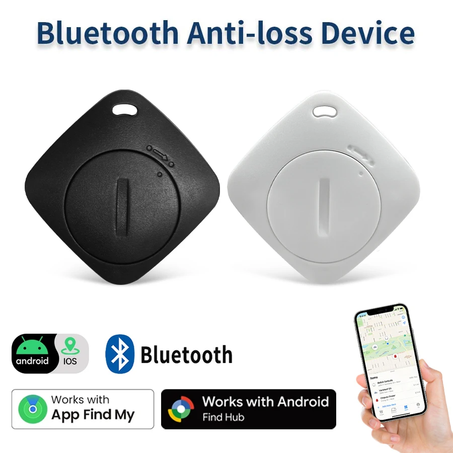 

Умный Bluetooth GPS-трекер работает с IOS Android Find My App, локатор устройства с защитой от потери, автомобильный ключ, позиционер для поиска домашних животных и детей