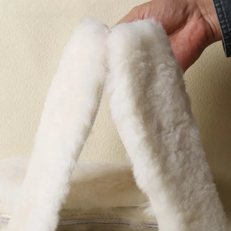 الشتاء الدافئة الصوف النعال سميكة الحرارية الرجال النساء أحذية الثلوج المضادة للرائحة الفراء النعال #6