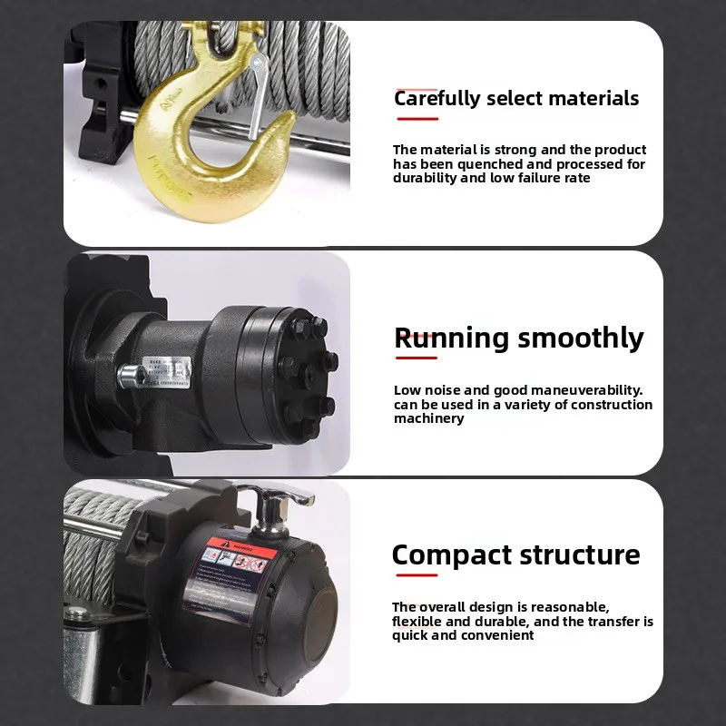 Hydraulic Winch, Heavy Duty Winch Hydraulic Winch, Traction Hydraulic Winch