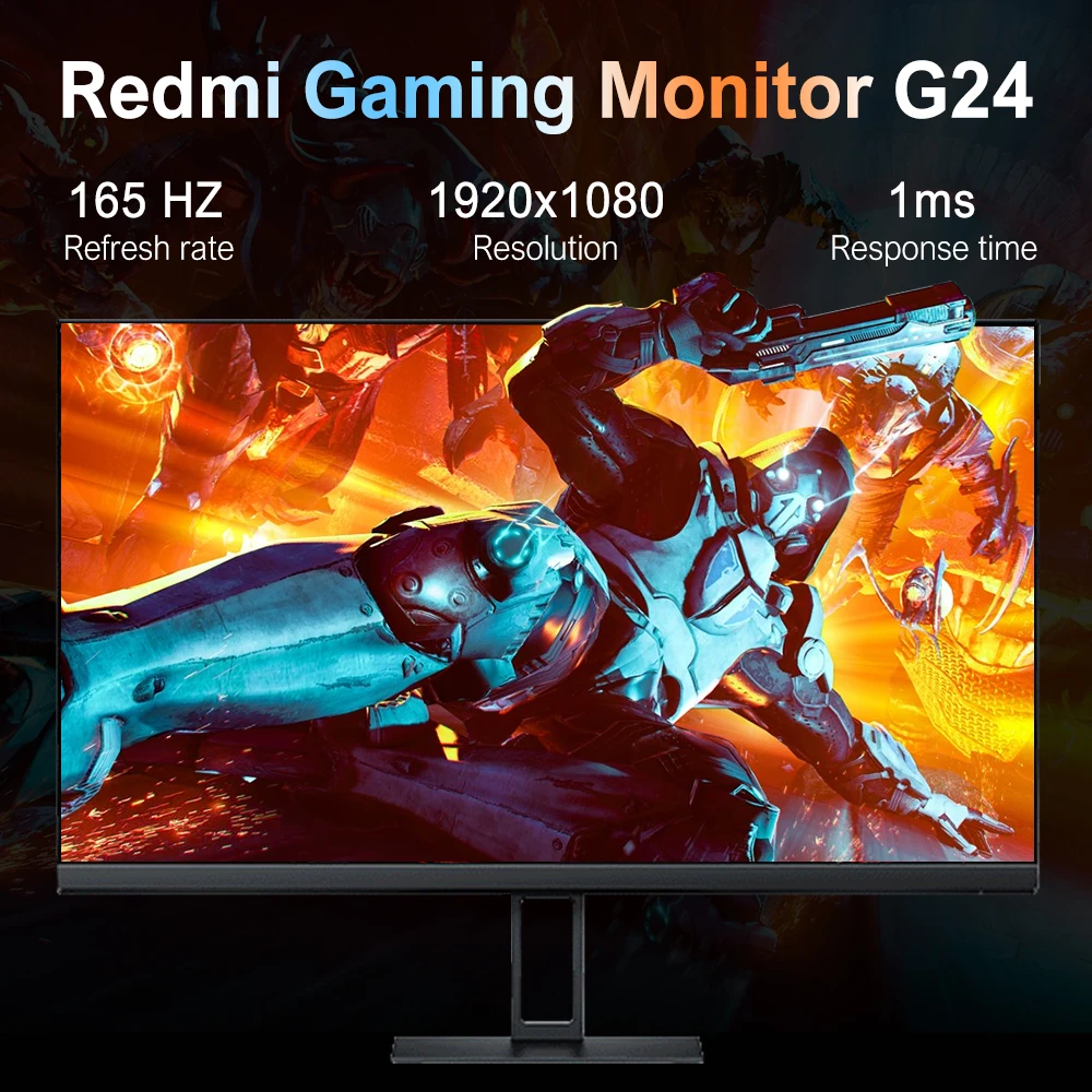 شاشة ألعاب Xiaomi Redmi الجديدة G24 IPS Edition 1 مللي ثانية 180 هرتز معدل تحديث HDR شاشة IPS مزامنة التكيف ثلاثة حواف ضيقة #1