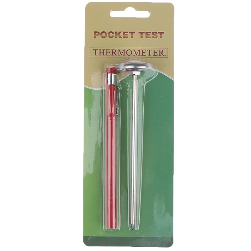 1 Pc Stainless Steel Thermometer Coffee Thermometer Household High Temperature Probe Food Thermometer