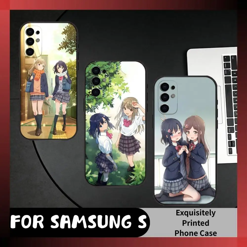 

AaS Lesbian A-Adachi And S-Shimamura Phone Case For Samsung S25,S24,S21,S22,S23,S20,Ultra,S26,Plus,Fe,Note,5G Black Cover