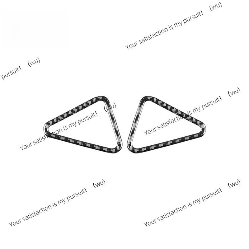 For BMW 5 Series E39 1998-2003 Left Axis Soft Carbon Fiber Dashboard Side Out Trend Vent Cover Interior Accessories