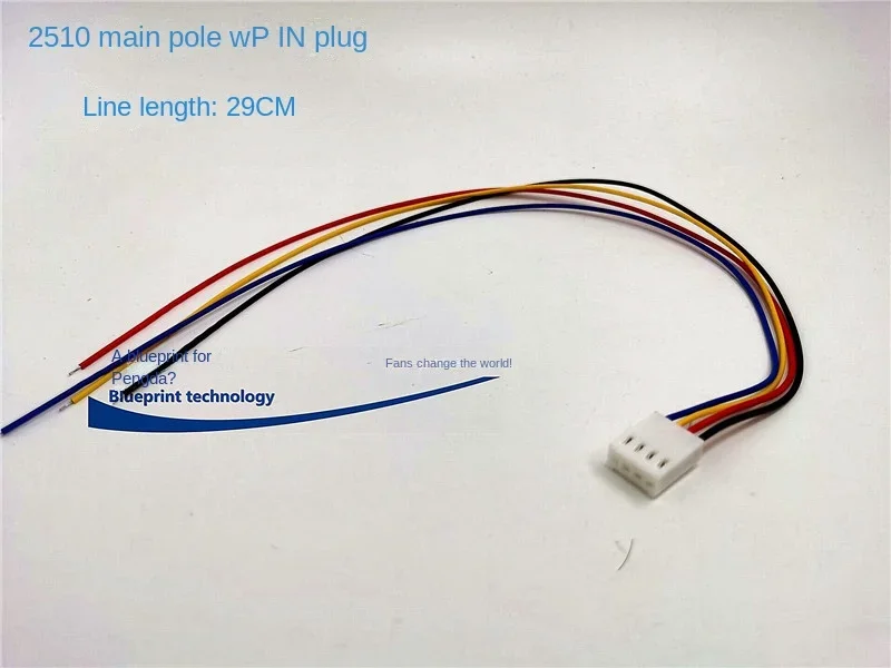 2510 Terminal Wire Single-Head Wiring Harness Electrical Wire Connecting Line 2P 3P 4P Motherboard Plug 2.54 Patch Cord with Tin