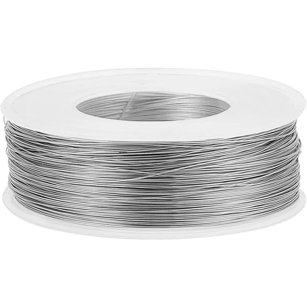 28 Gauge 984FT 304 Stainless Steel Binding Wire for Jewelry Making Strapping Sculpture Frame Cleaning Brushes Making and Other