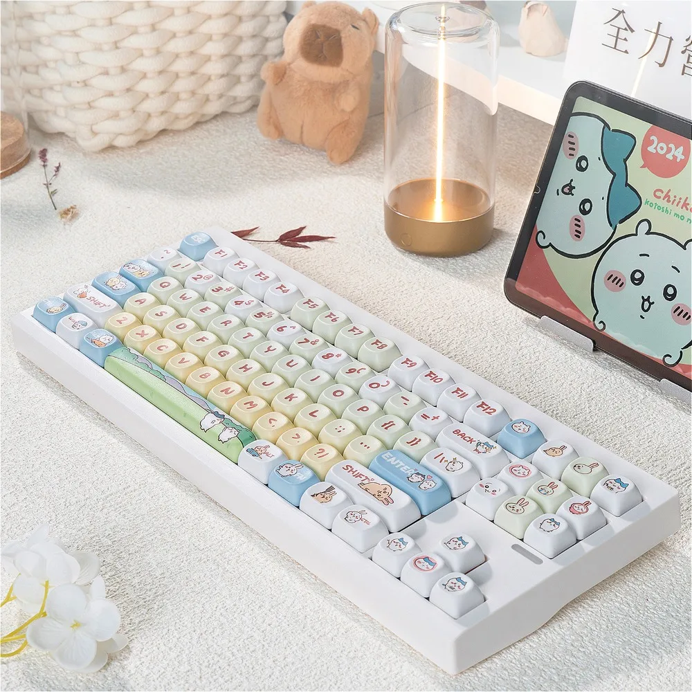 Hatch Small Eight Keycaps Sublimation Technology MOA Height Keycap Set Mechanical Keyboard for MX Switches