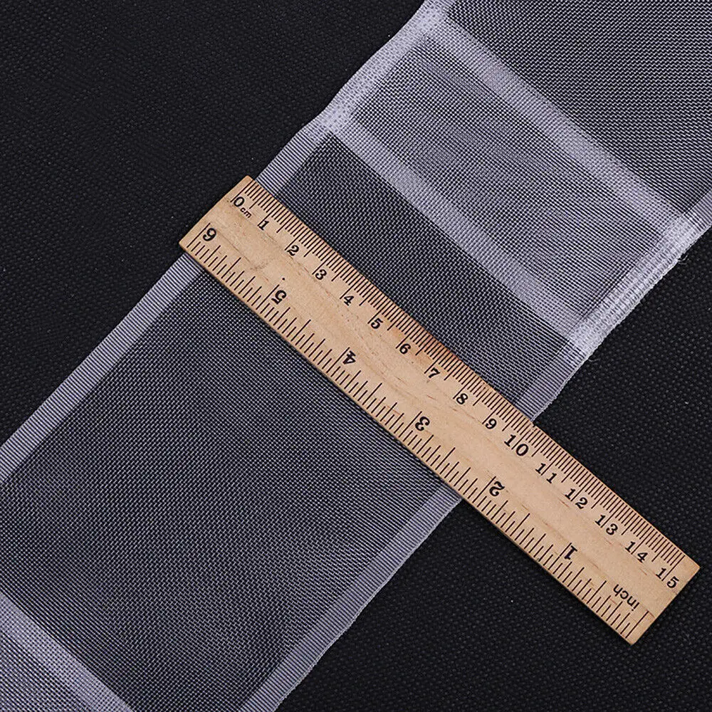 5M Curtain Heading Tape Pencil Pleat Transparent Rod Tape Nylon Home Window