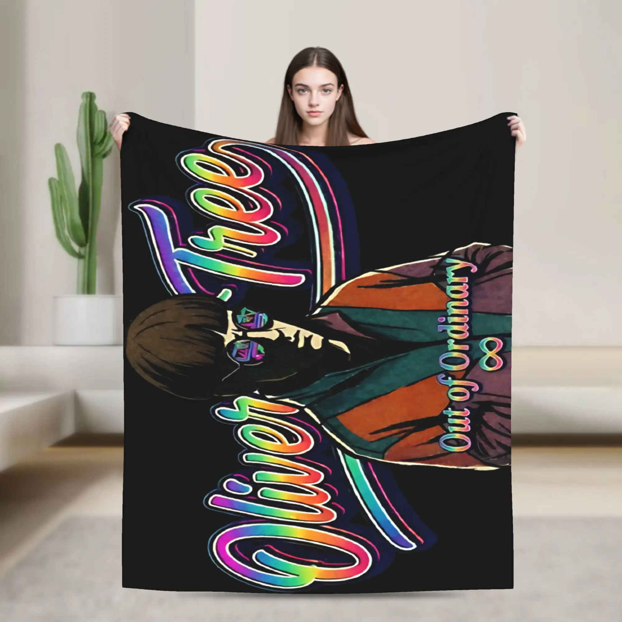 Oliver Tree Rest In Peace 1993 to 2026 Memorial Blanket  Fuzzy Throw Blankets Summer Air Conditioning Personalised Bedspread