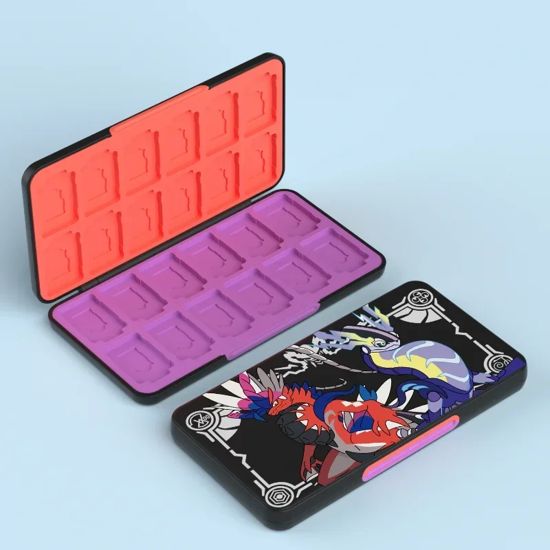 Pokemon Scarlet and Violet Game Card Case For Nintendo Switch  Accessories Cartoon Anime 12/24 In 1 Switch Game Card Storage Box