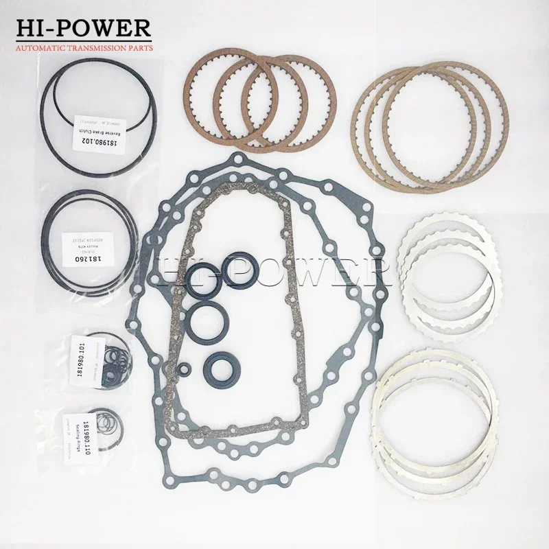 JF011E RE0F10A CVT Transmission Overhaul Repair Kit Clutch Friction Steel Plate For Nissan Mitsubishi Jeep Sealing Rings Gasket