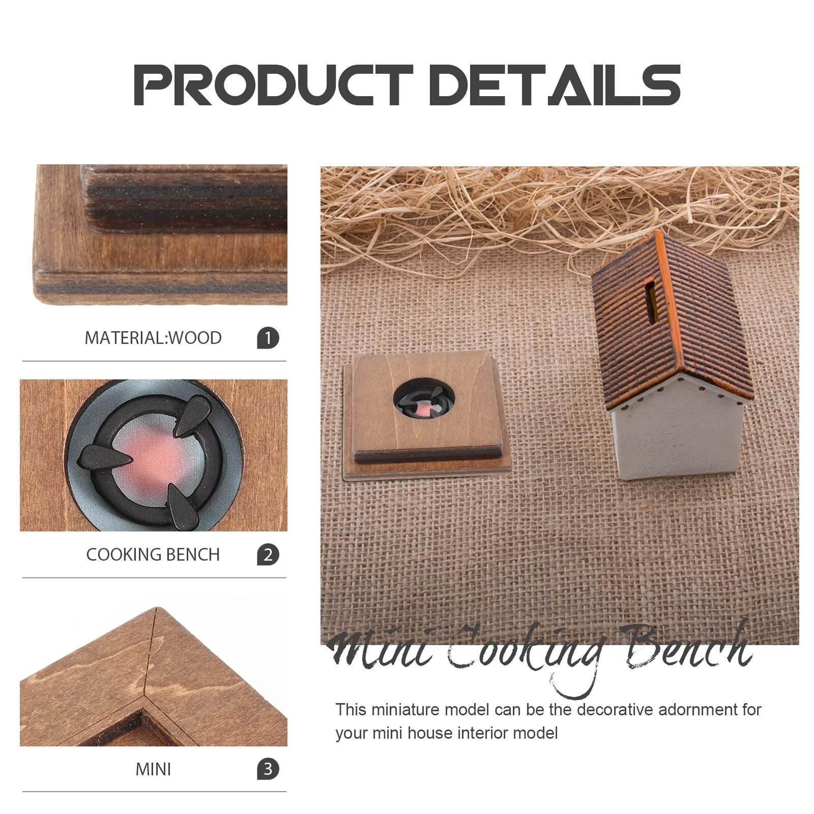 

Miniature Kitchen Stove With Cat Realistic Resin For Dollhouse Decor Mini House Accessory