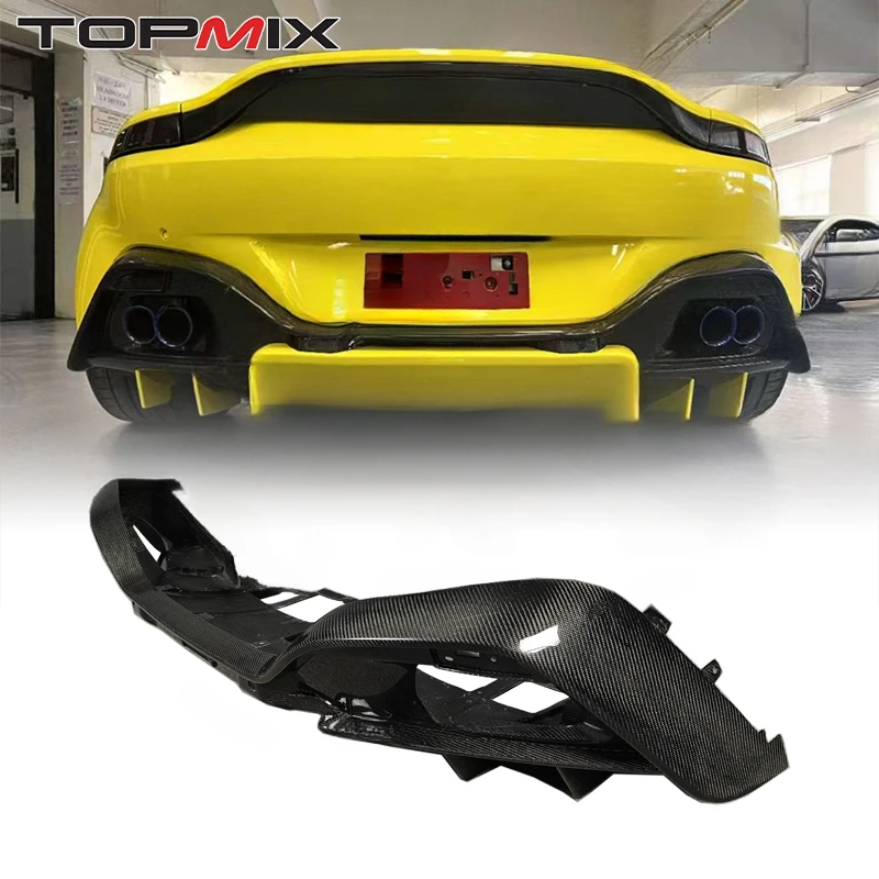 For Aston Martin Vantage High-Quality Carbon Fiber Front Bumper Lower Lip