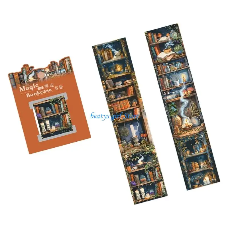 C7AB 6ROLL BOONDSHENM موضوع ملصق PET Decorative Tape 40mmx2M
