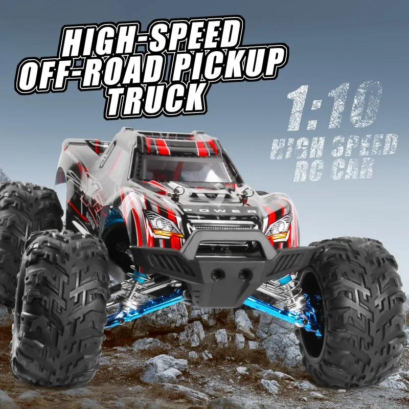 F21A  Remote Control Cars 2.4G 1:10 80KM/H High-speed 4WD RC Car With LED Off Road Drift Monster Truck for Adult Kids Toys Gift