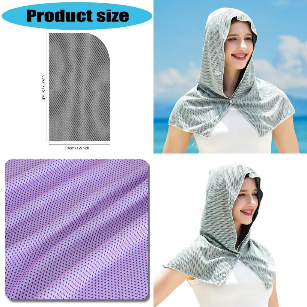

R6FE Quick Cooling Sports Towel Scarf Mountaineering Fishing Sports Cold Towel