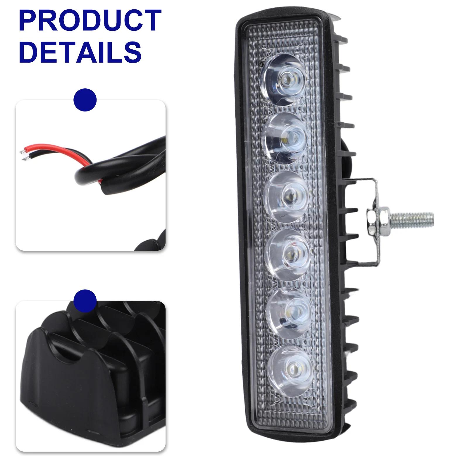 For Working Environment DC12 Working Voltage Light Car Accessories Bright Illumination Stainless Steel Bracket