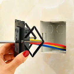 1 Set Wall Mount Switch Box Repair Tool Secret Stash 120 118  86mm Switch Cassette Repairer Support Rod Electrician Accessories