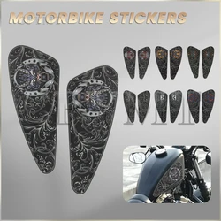7 different styles Decal Motorcycle Accessories Fuel Tank Sticker fit for Harley Sportster XL883 1200 Softail Dyna Bobber Models