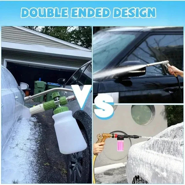 Hochdruckreiniger Dual Function Wand 1/4" Quick Connect Snow Foam Cannon Soap Gun Car Cleaning Zubehör – Detail 9