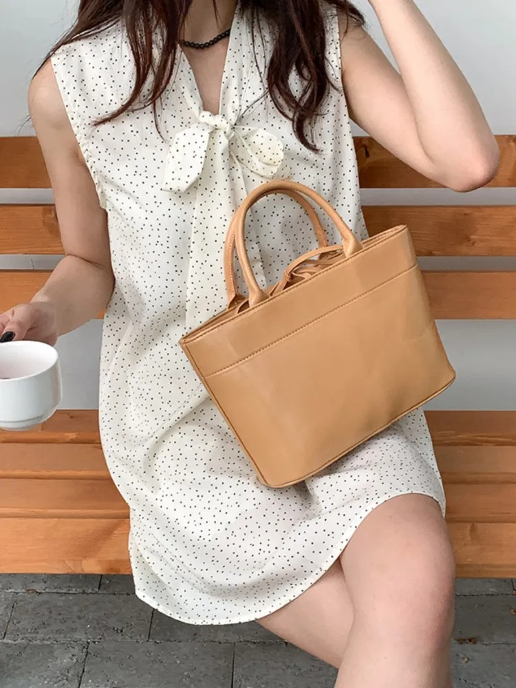 Fashion Korean Tote Bag For Women Commuting Large Capacity Handbags Students 2024 New Luxury Casual Shopper Travel Shoulder Bags