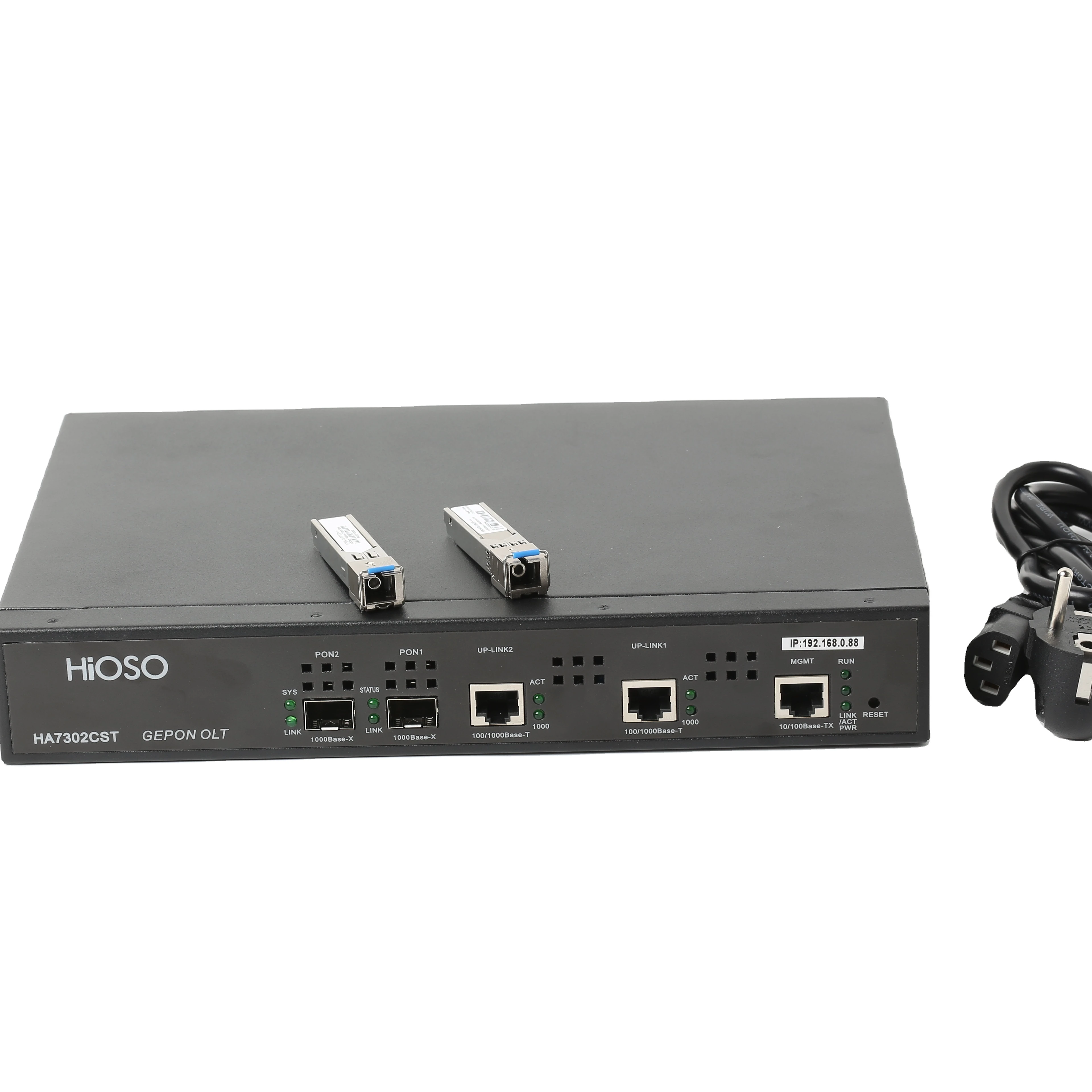 

Professional China manufacturer 2 pon Olt Fiber Optic Equipment Epon olt 2 port
