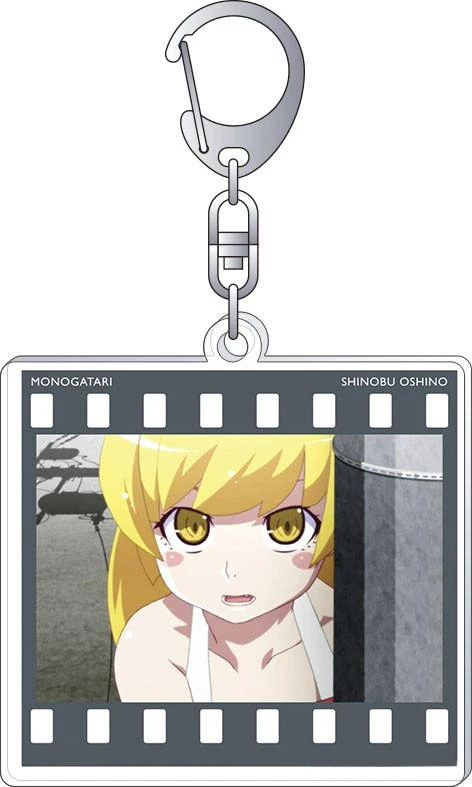 Guo Xiao Luo Anime Peripheral StoreMonogatari Series Shinobu Oshino Acrylic Keychain Pendant Ornamen Fans Charm Gifts About 6cm