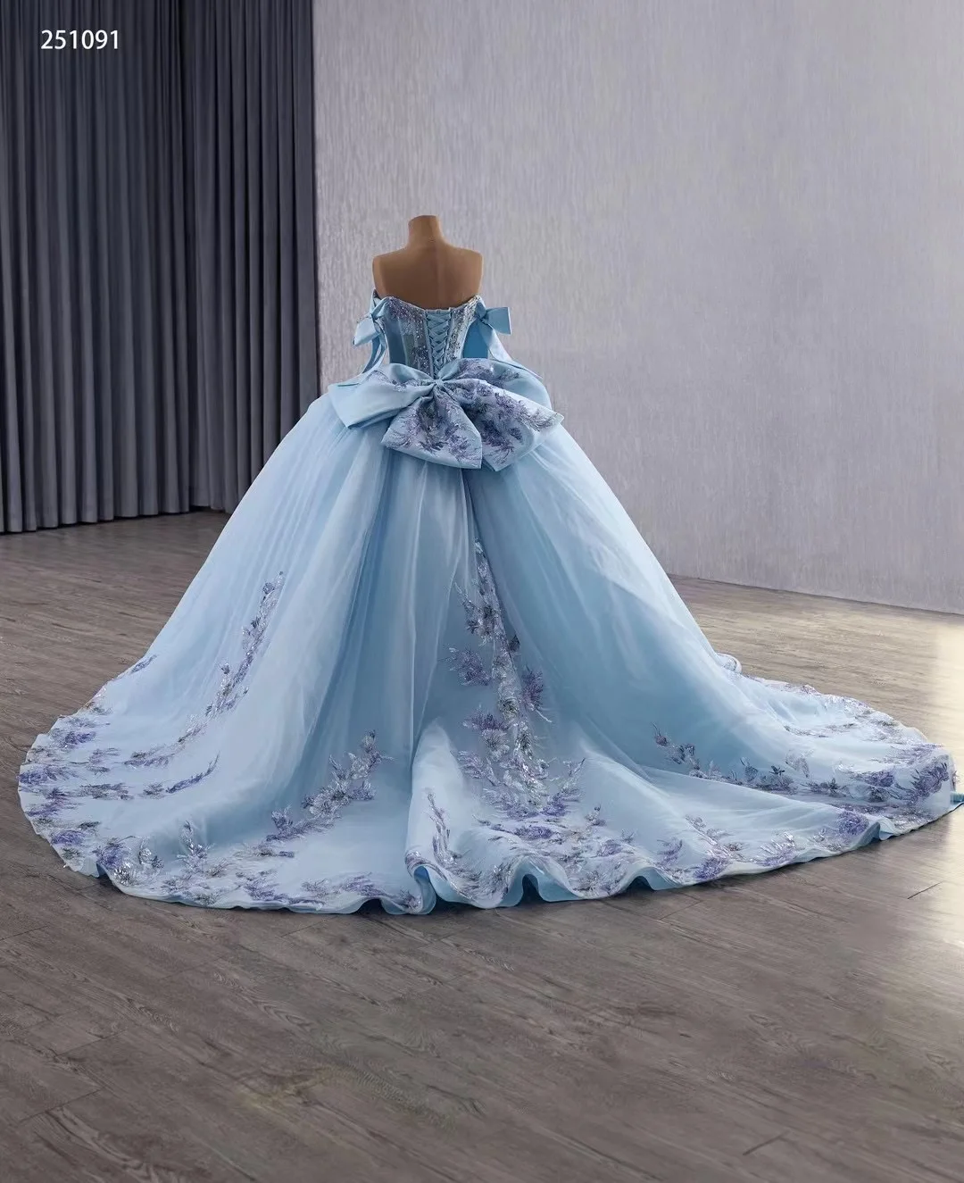 blue body con dress Mint Green Ball Gown Quinceanera Dress For Sweet 16 Birthday Party –  alinanova main image 1