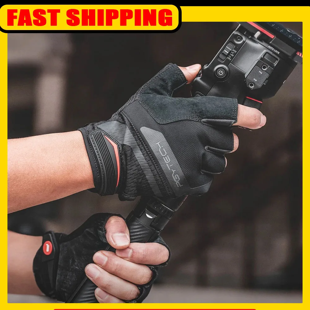 

Перчатки для фотографов PGYTECH, без пальцев, нескользящие, прочные, из натуральной кожи и полиэфирного волокна, подходят для фотографов