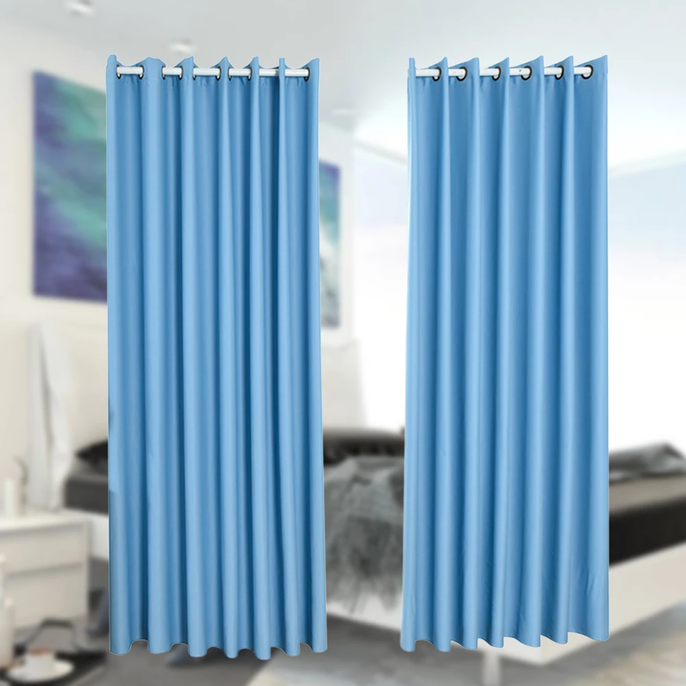 

2 Pcs Blackout Curtains Window Decorative Windshield for Home Travel Living Room