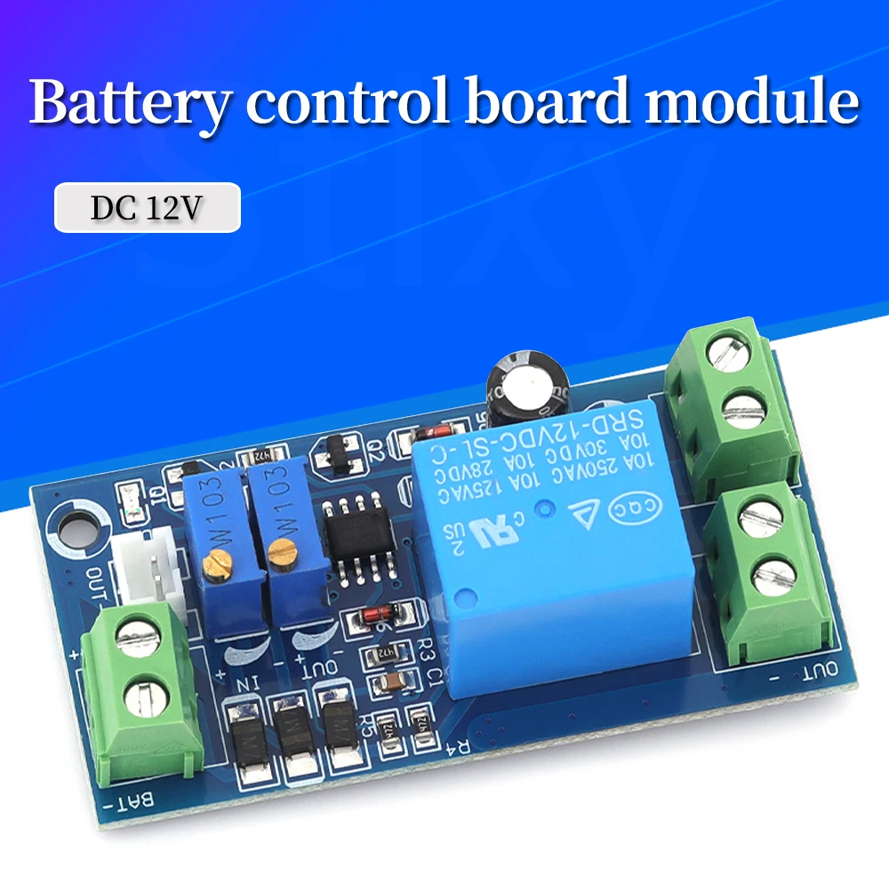 DC 12V Battery Over-Voltage Cut Off Disconnect Switch Under-voltage Charging Automatic Connect Adjustable Charge Controller