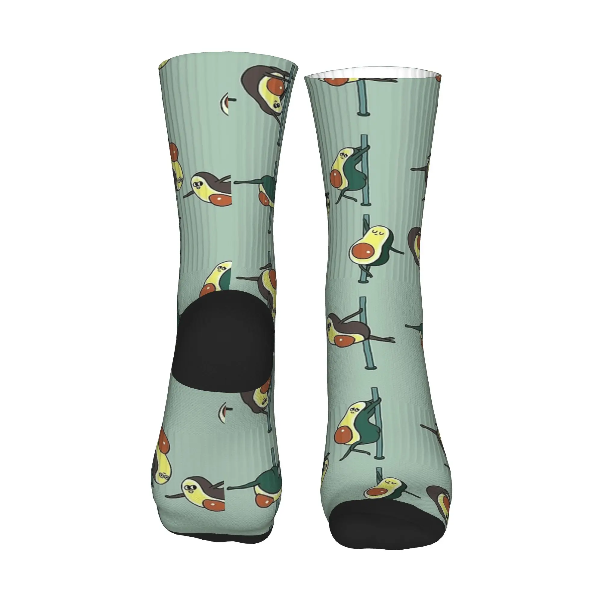 Unisex Men Socks Avocados Pole Dancing Club  Stockings Non-Slip Medium Soft Socks Winter Casual Pattern Outdoor Sports Socks