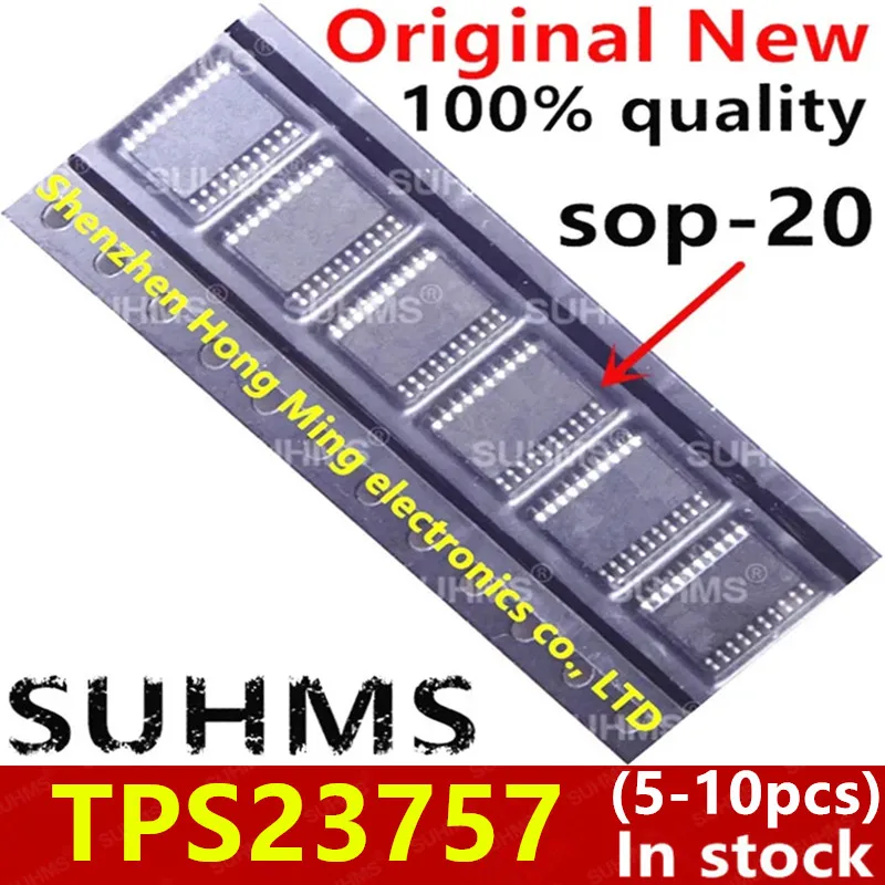 (5-10piece)100% New TPS23757 TPS23757PW TPS23757PWR sop20