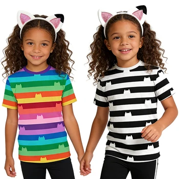 Gabby Cat Striped T-Shirt 1