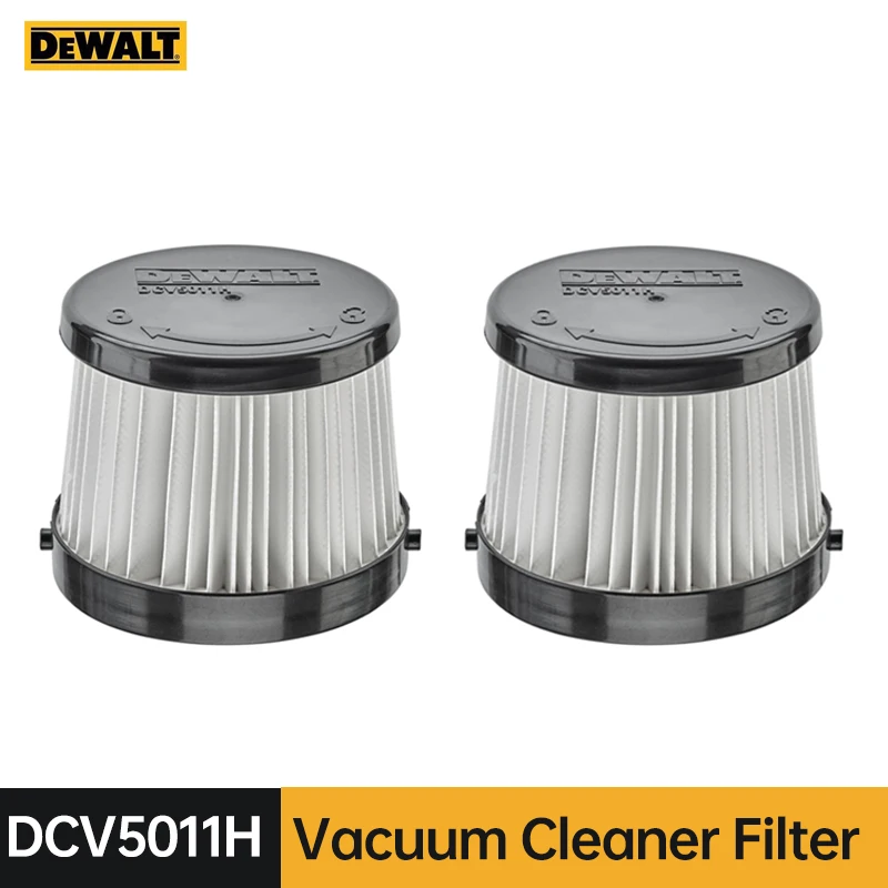 DEWALT Filter DCV501H Replacement HEPA Filter 2 Pack Compatible with DEWALT 20V DCV501LN Vacuum Power Tools Accessories