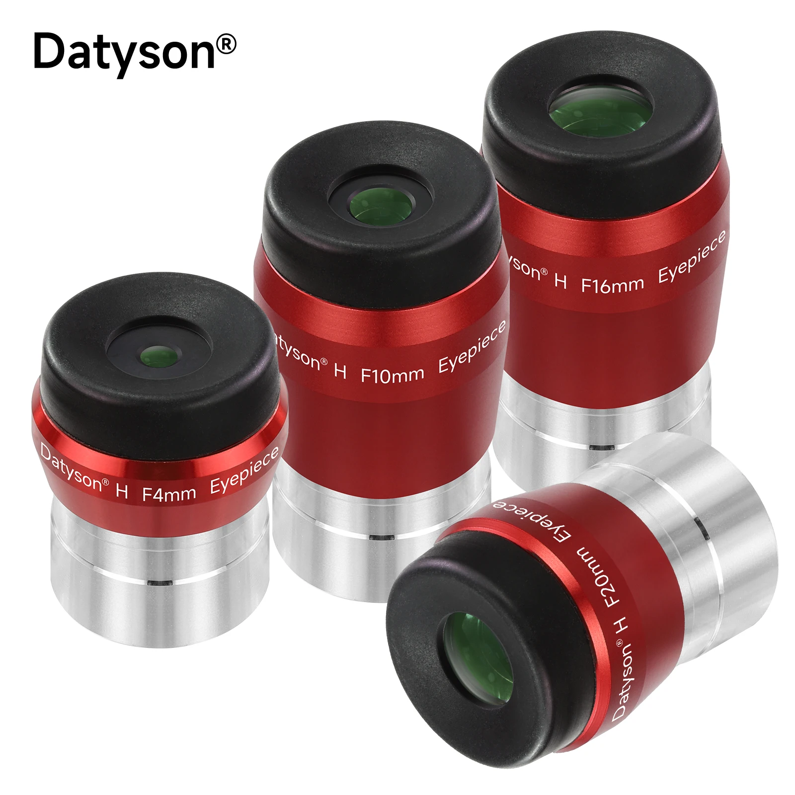 Datyson 1.25' telescoopoculair 4 mm 10 mm 16 mm 20 mm optioneel - FMC gecoate Huygens-oculairs voor planetaire en diepe hemelobservatie