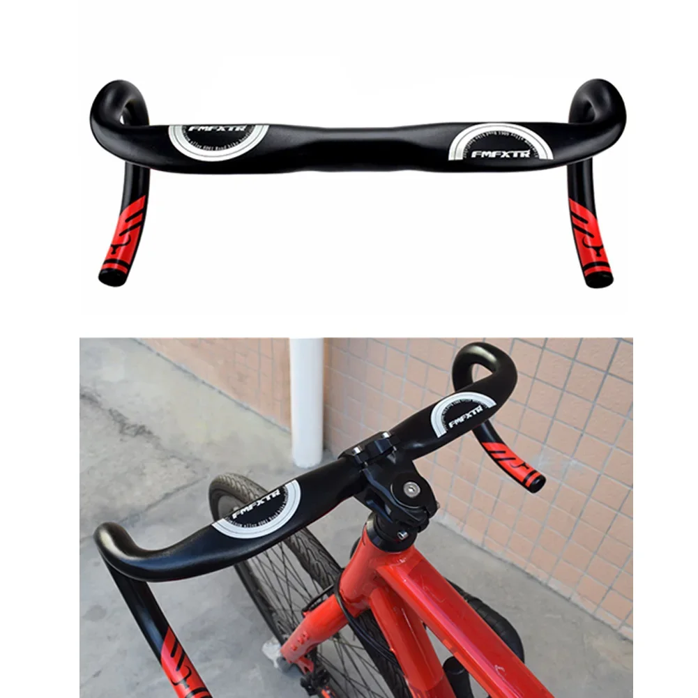 

Ultralight Road Bike Handlebar Bicycle Handle Racing Drop Bar Bicycle Reduce Resistance Bent Handlebar 31.8mmx420mm Bike Parts