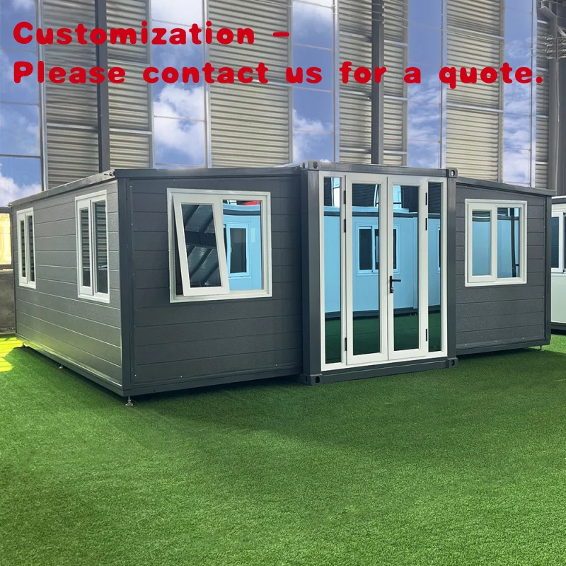 

custom.30ft Double-Layer Expandable Container House Casas PrefabricadasTiny House Outdoor Hotels Made Steel Sandwich Panel