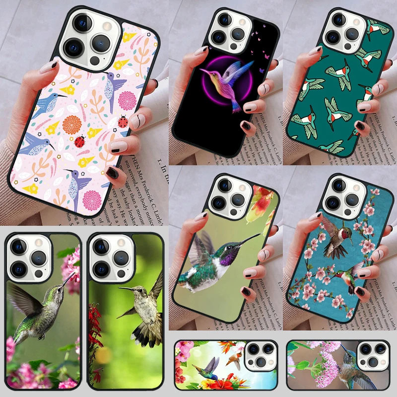 Hummingbird Phone Case cover For iPhone 14 13 15 16 Pro Max Coque 12 11 Pro Max For Apple 8 PLUS 7 6S fundas