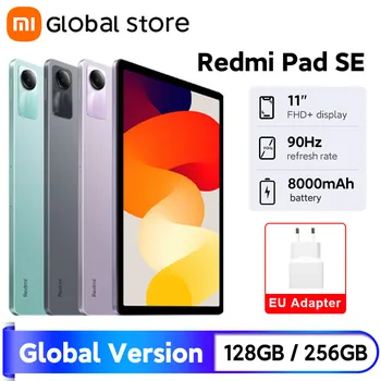 Küresel Sürüm Xiaomi Redmi Pad SE Snapdragon ®   680 128 GB / 256 GB Mi Tablet Dörtlü hoparlörler Dolby Atmos ®   90Hz 11