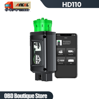 ANCEL HD110 Bluetooth Diesel Heavy Duty Truck Scanner All System DPF Regen for Detroit Paccar Diagnostic Scan Tool 9/12 Pin