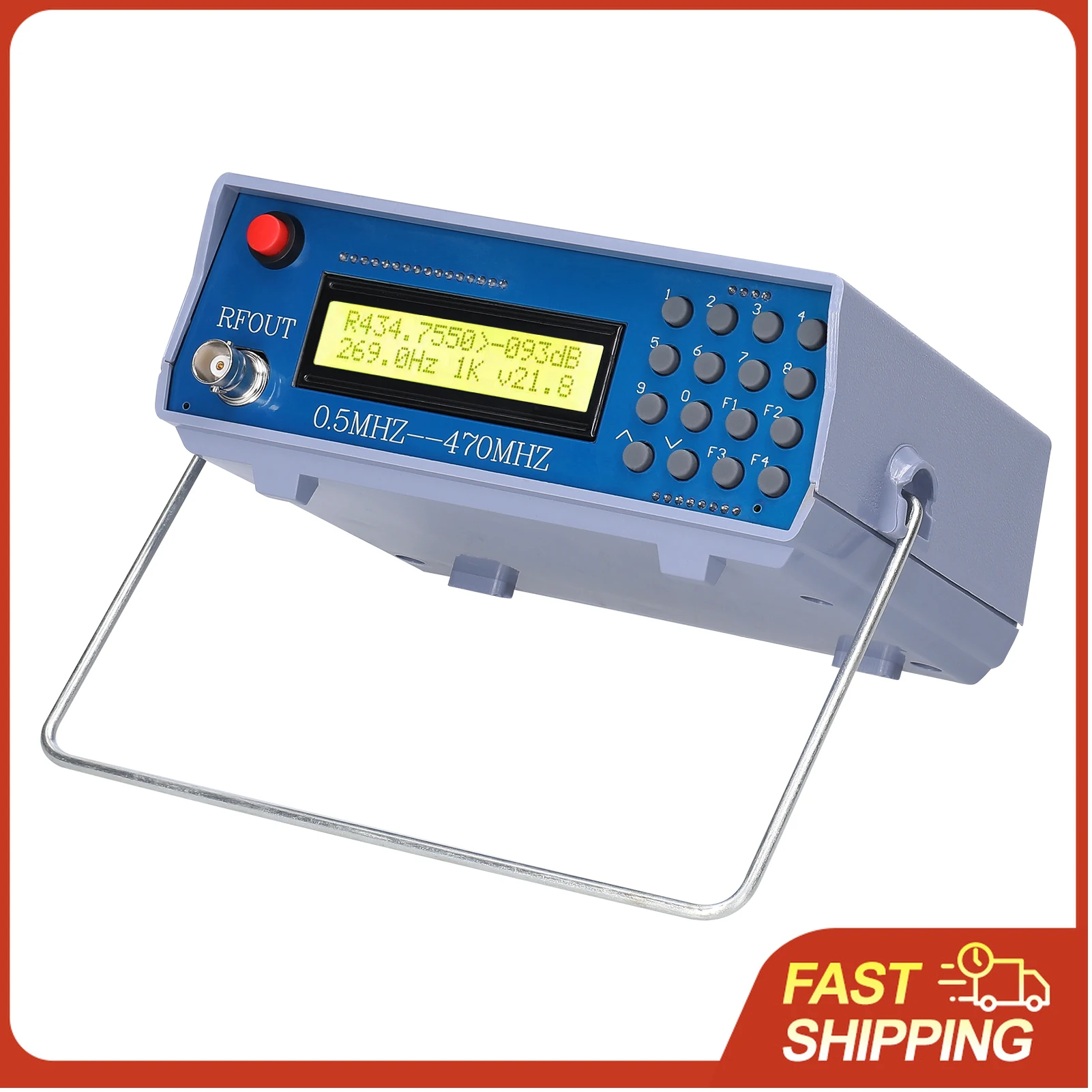 

Генератор радиочастотных сигналов 0.5МГц-470МГц: Практичный инструмент для отладки и тестирования частотной модуляции для интеркомов