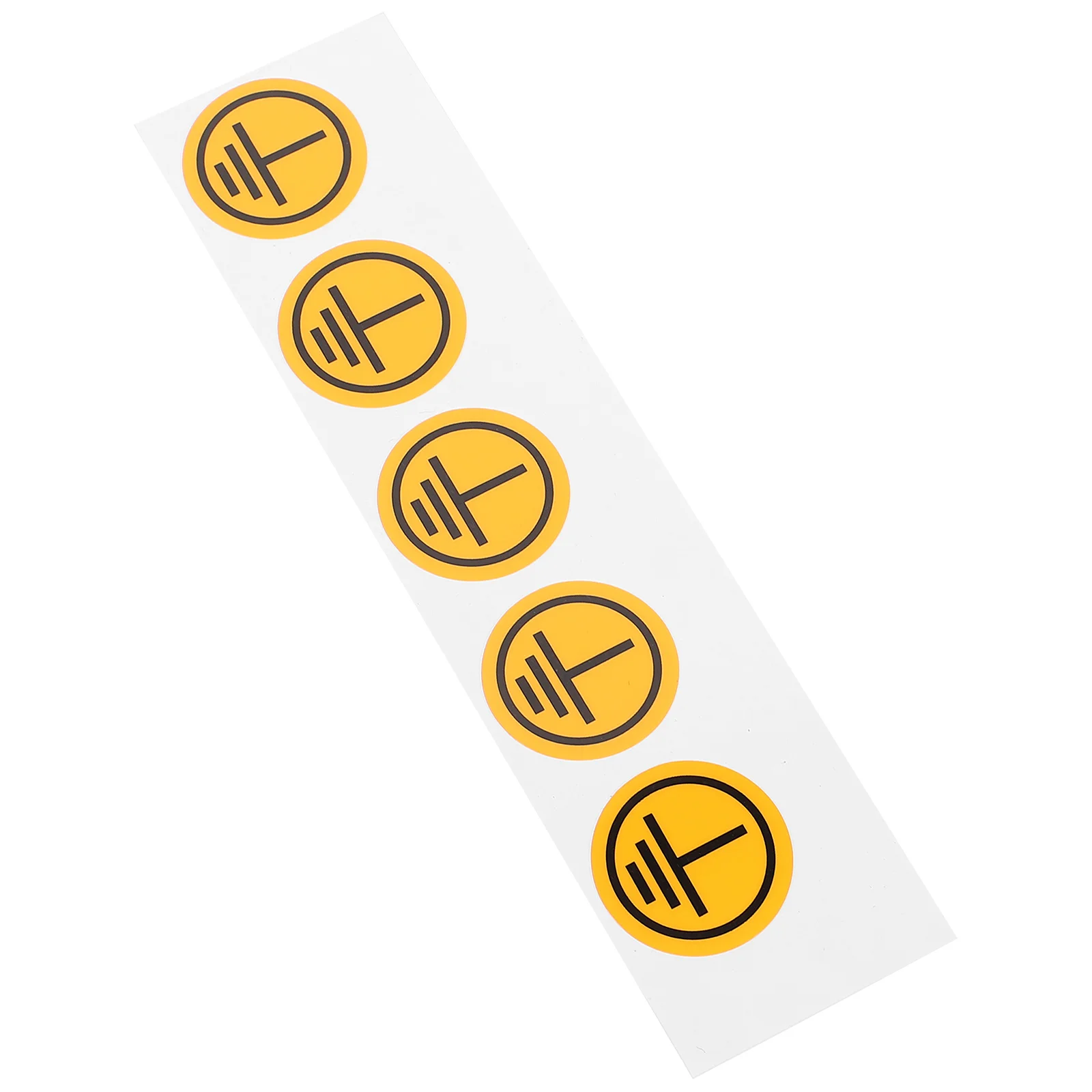 

5 Ground Warning Stickers for Electrical Safety Self Adhesive Electric Panel Labels Ground Symbol Traffic Safety Signs
